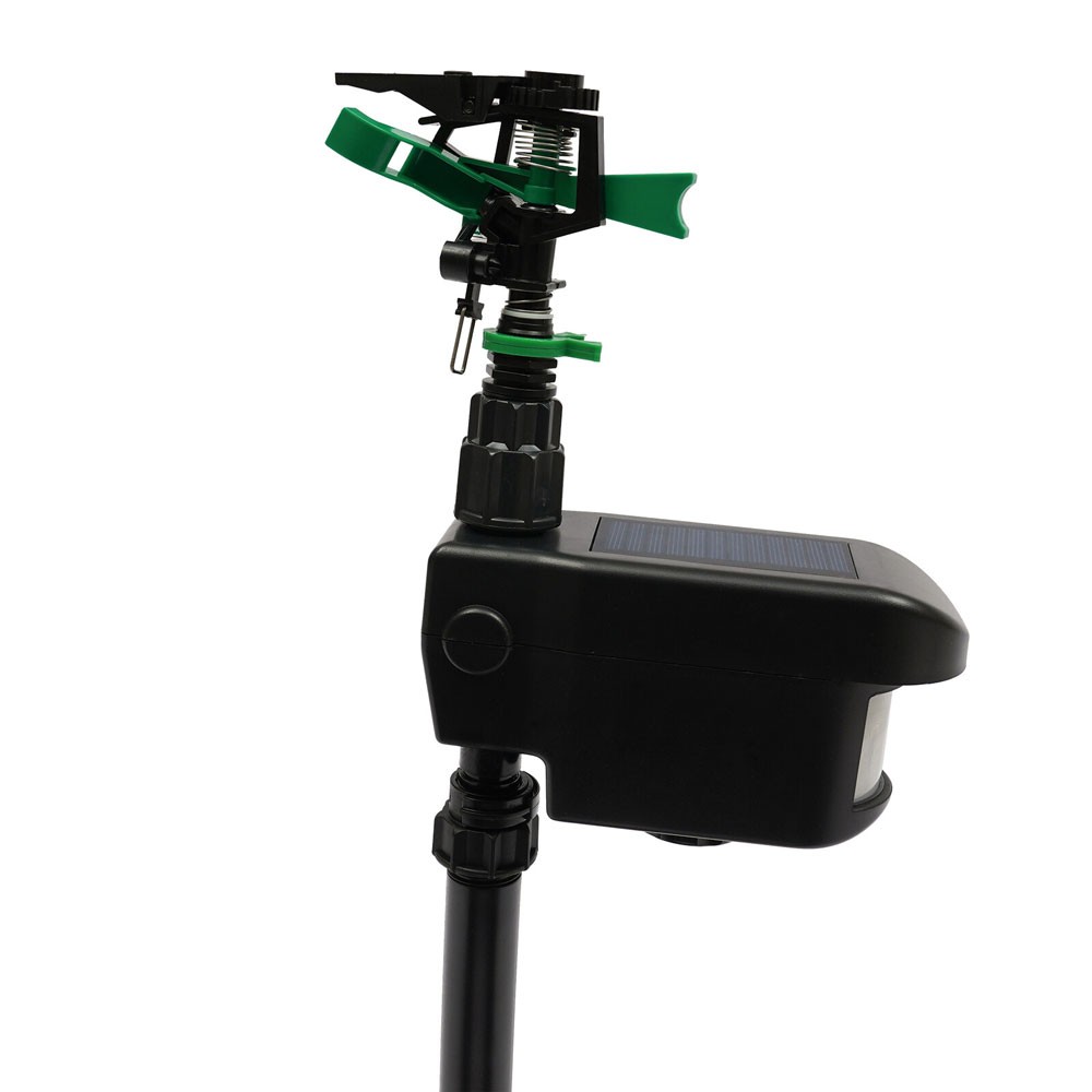 1PCS Solar Animal Repeller Water Sprinkler Sensor Motion Adjustable Durable