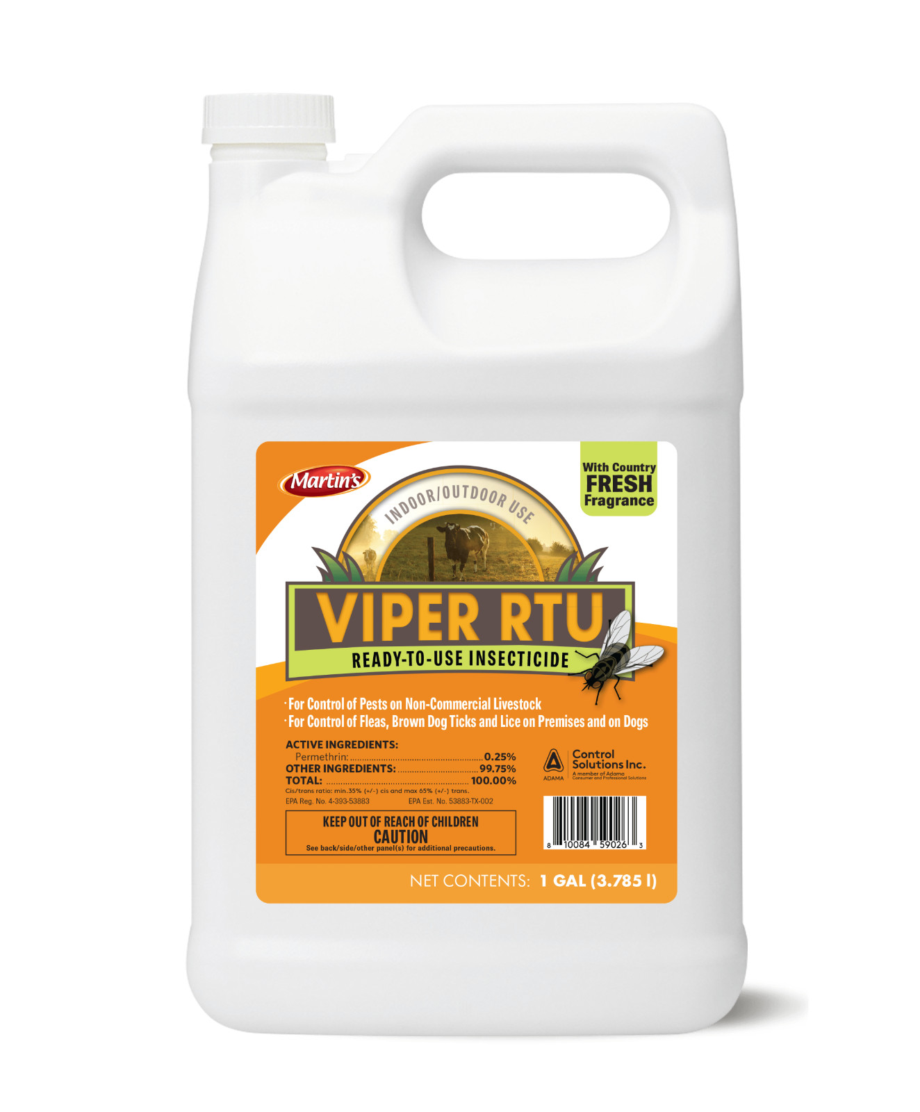 Martin’s Viper RTU Insecticide 128 fl oz with Sprayer by Control Solutions Inc
