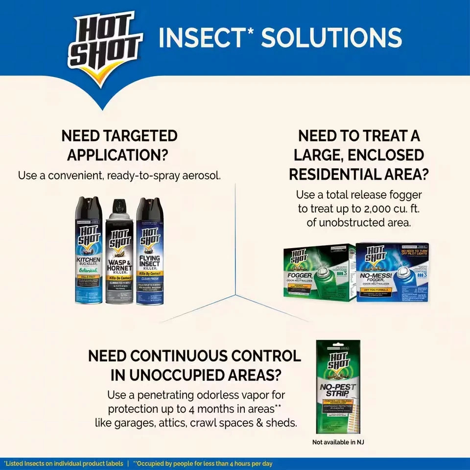 Bug Bomb Indoor Pest Control Fogger Kill roaches Spiders Flies Fleas Killer 3Pcs