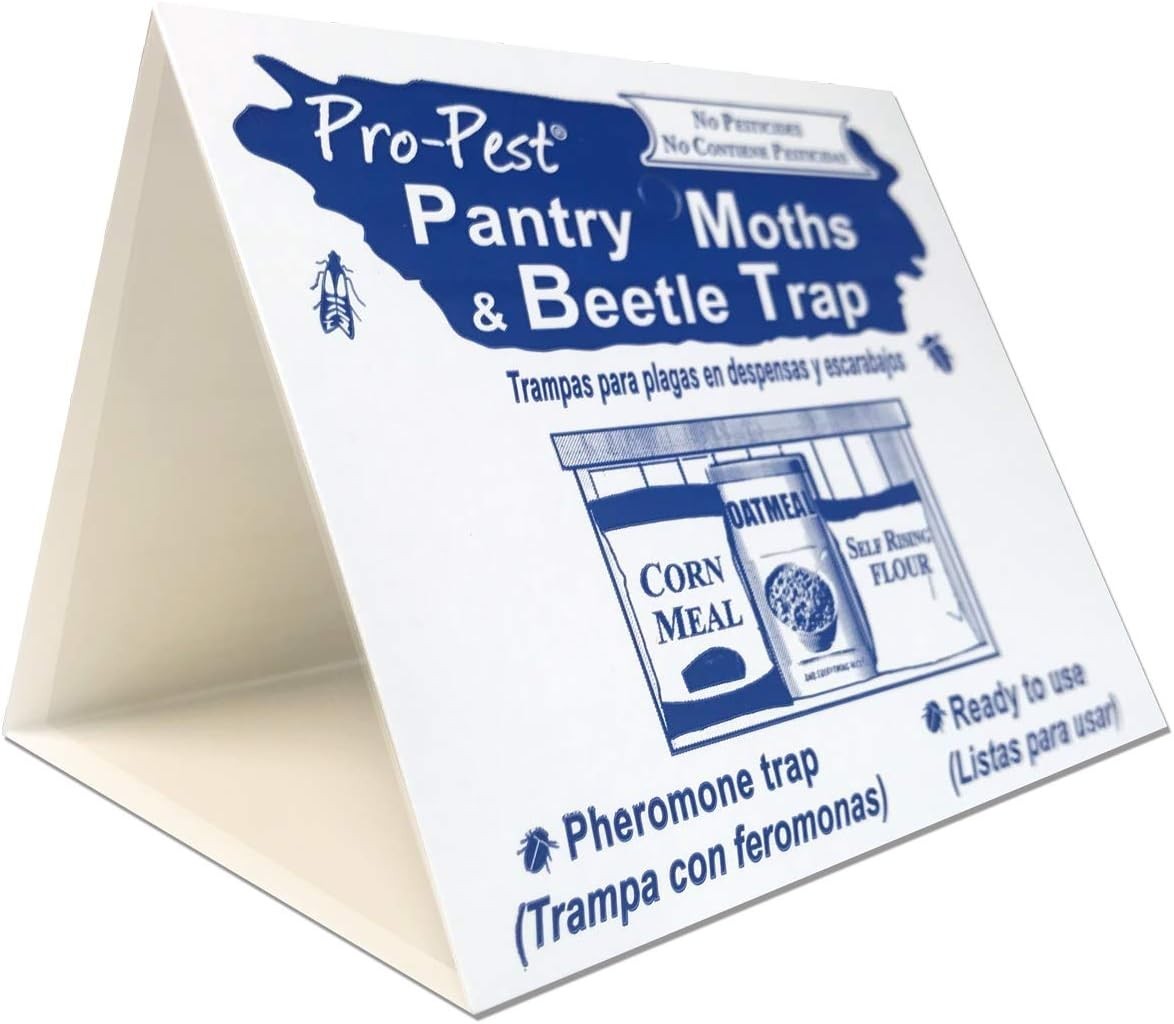 Pro Pest Pantry Moth & Beetle Traps 2 Pre-Baited Traps