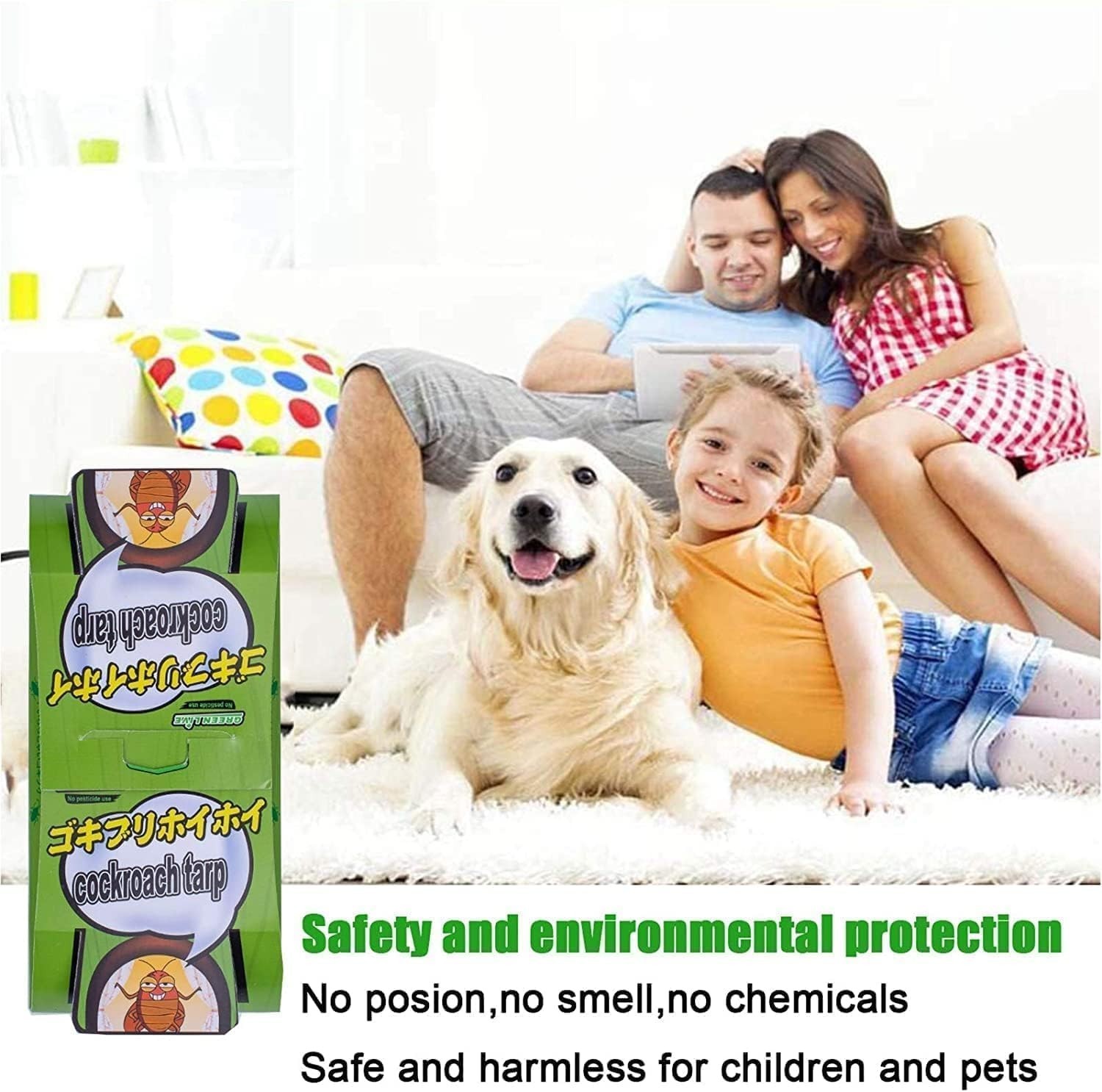 20-Pack Child & Pet Safe Roach Traps – Modern Indoor Pest Control Solution