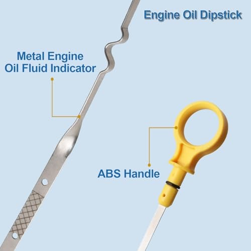 ABS Handle + Metal Engine Oil Fluid Indicator Dipstick