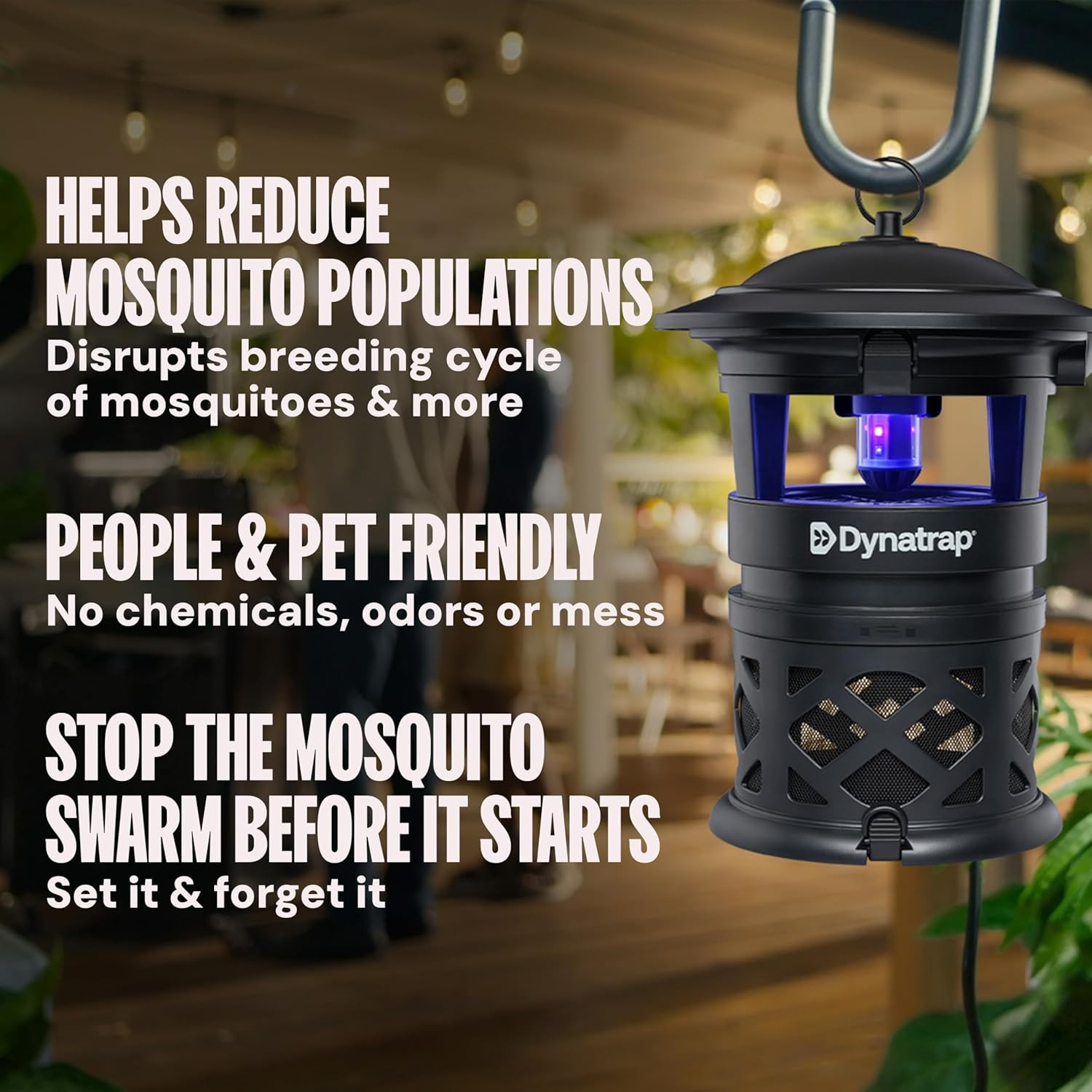 Dynatrap DT2030SR 1 Acre LED Mosquito & Insect Trap – Black. NEW 100%