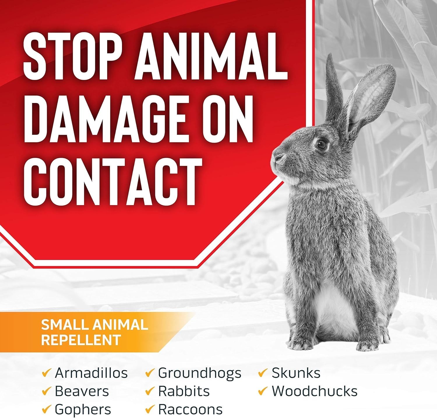 32 oz Animal Stopper Liquid – All-Natural Garden Repellent with Pleasant Scent