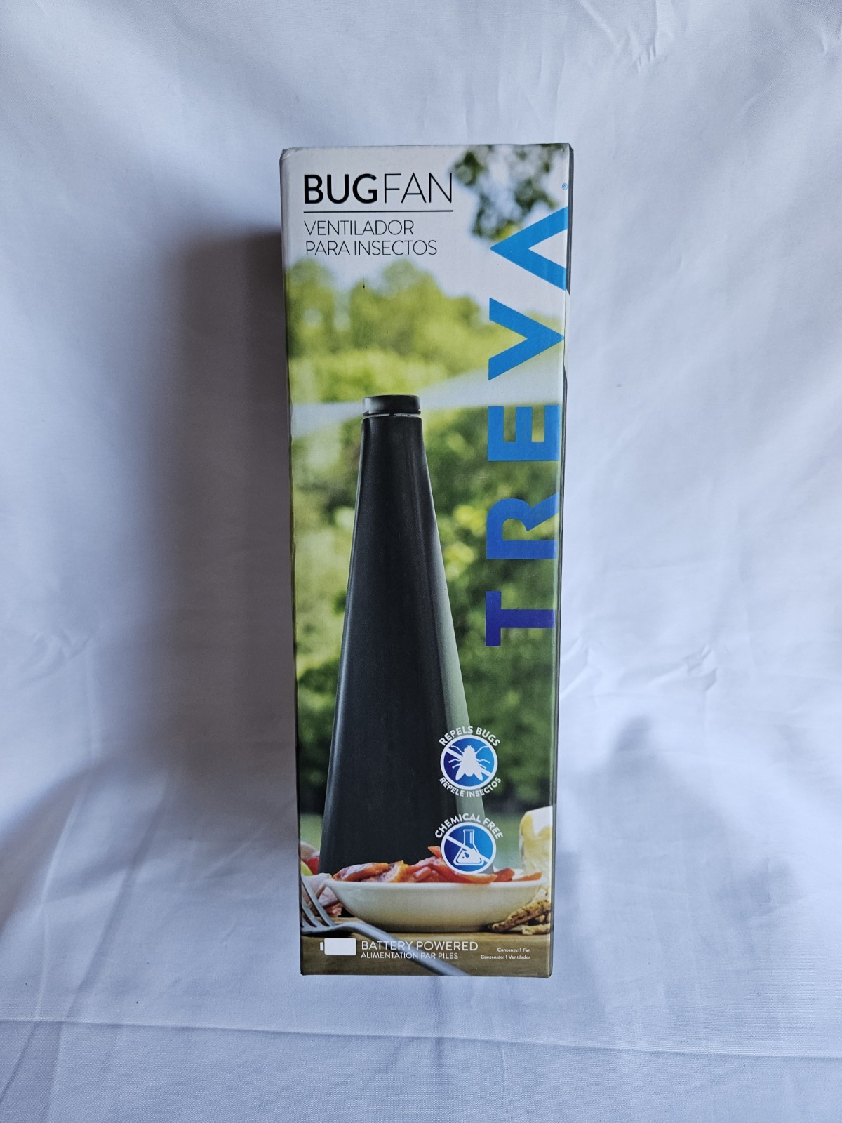 Treva Bug Insect 🪰Fly Repellent 100% Portable Fan Chemical Free Battery Powered