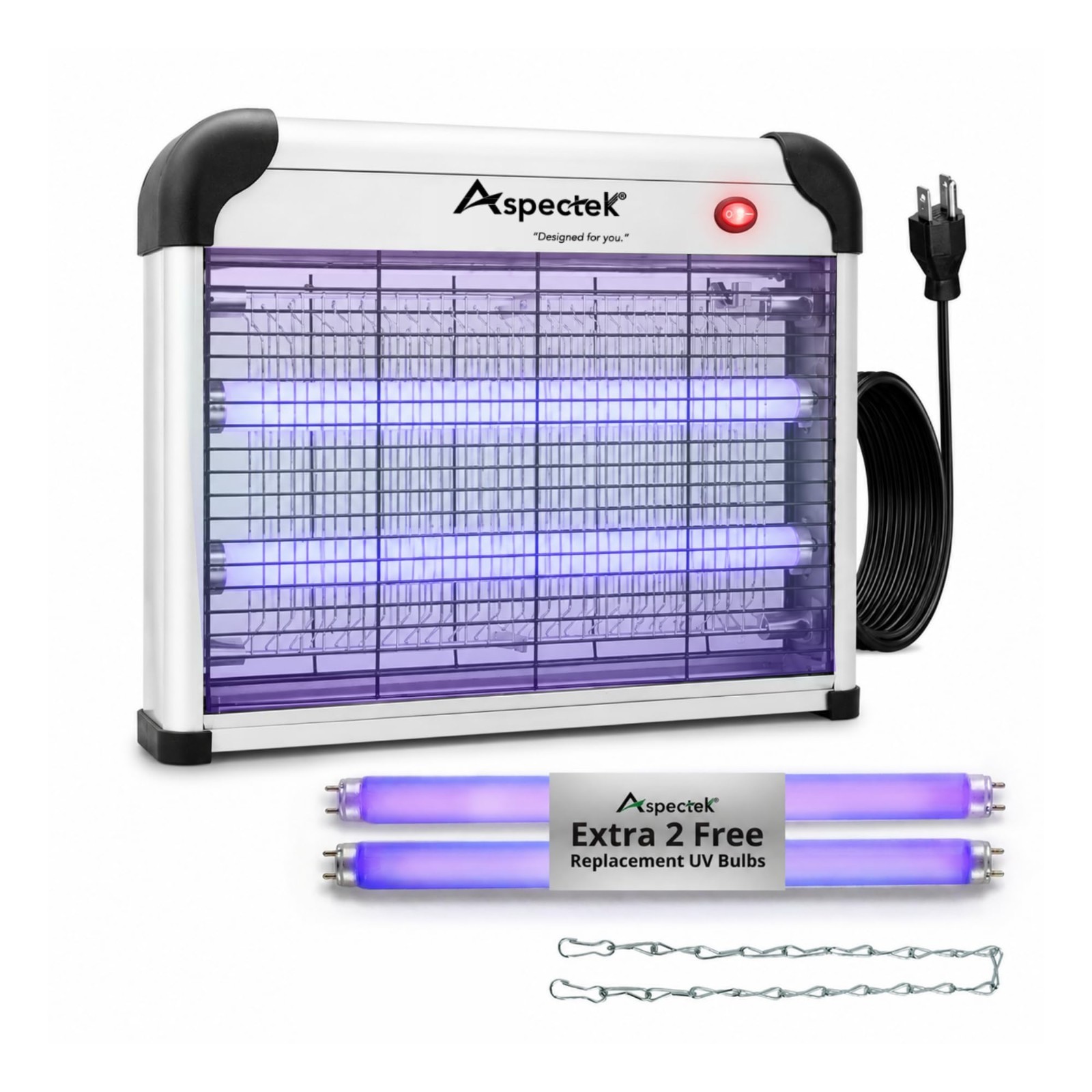 Electric Bug Zapper 20W UV Light – Mosquito, Fly, Gnat & Moth Control – Indoor/O