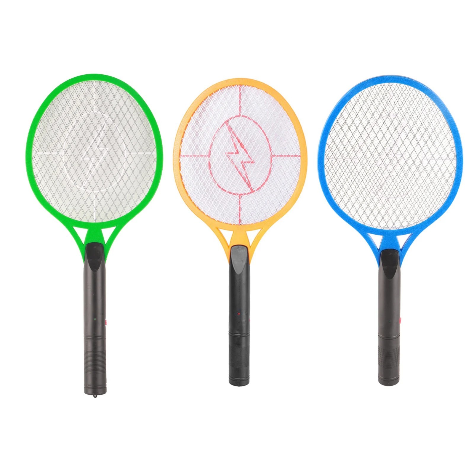 Rechargeable Electric Mosquito Fly Swatter Zapper Pest Insect Tennis Racket NEW