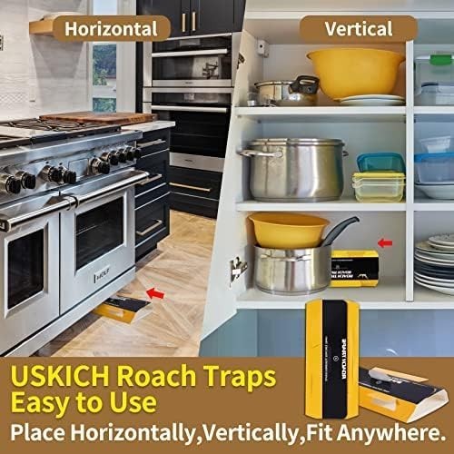 20 Pack Roach Sticky Glue Roach Traps for Indoor Pest Control