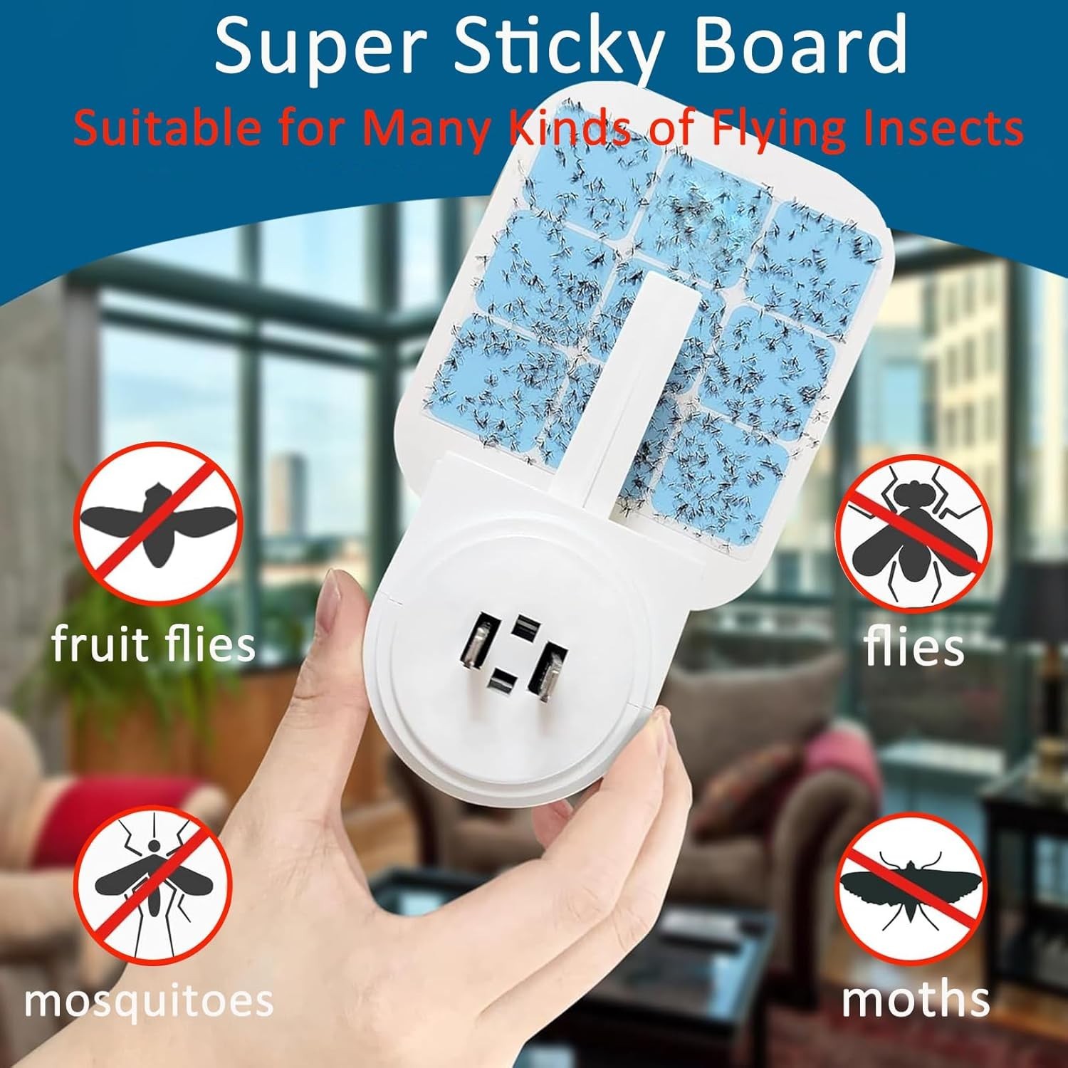 40 Pack Fly Trap Refill Compatilble with Safer Home Fly Trap Refill Flying Insec
