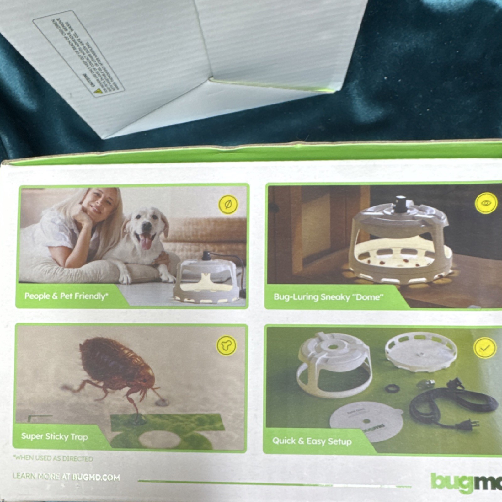 bugmd Termination Station Indoor Bug Control Lamp Pet Safe Child Safe White