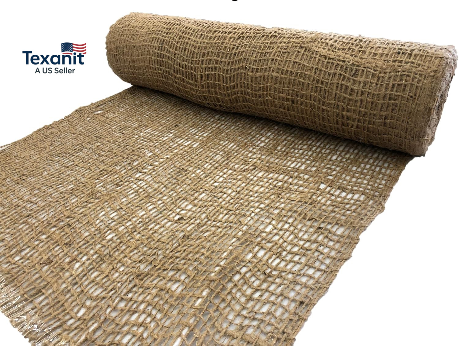 Jute Erosion Control, Soil Saver Mesh Blanket – 48″ Wide X 20 Yards (60 Feet Lon