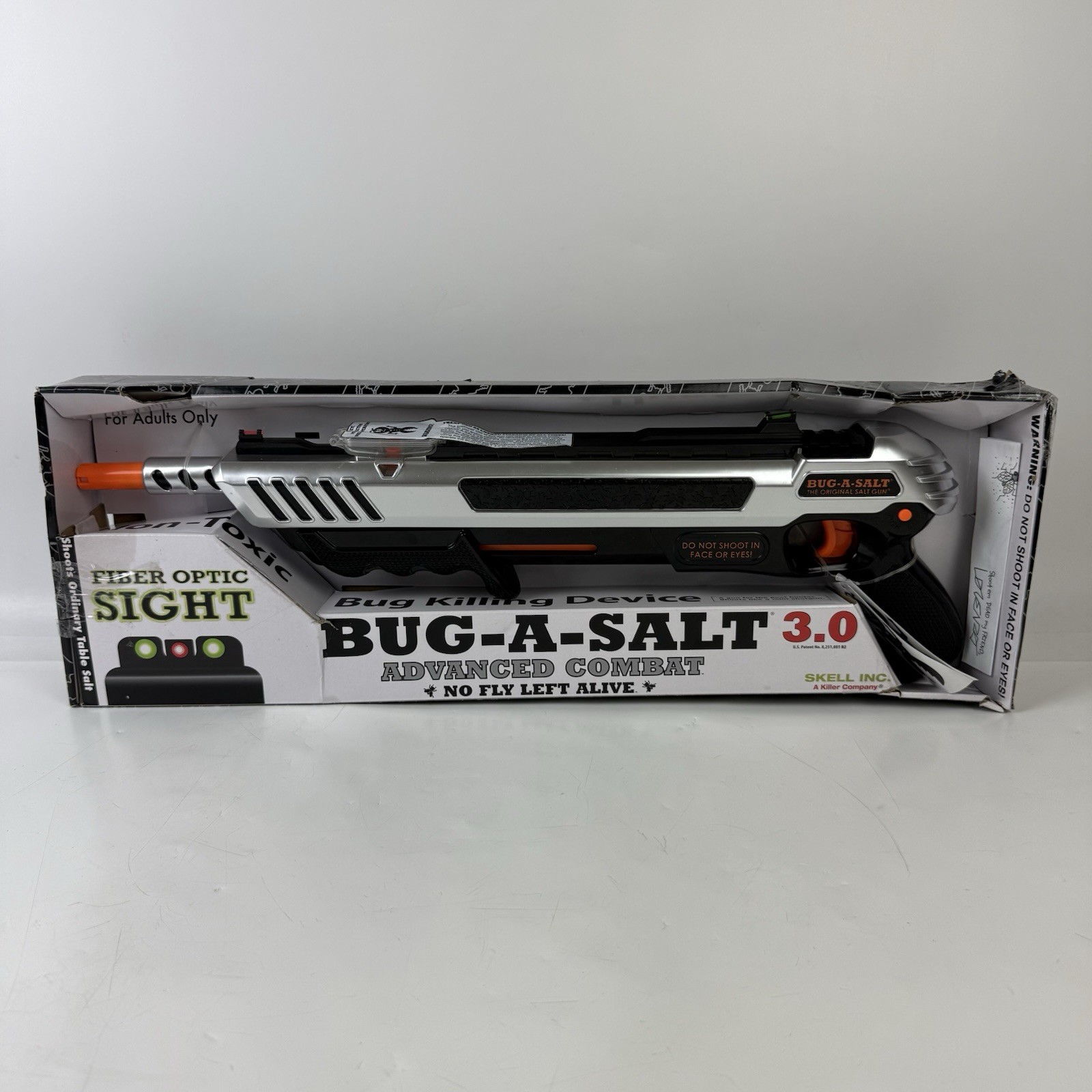 BUG-A-SALT Advanced Combat Silver Fiber Optic 3.0 New Free Shipping