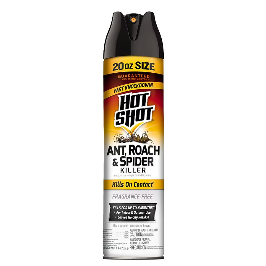 Hot Shot Value Size Ant, Roach Spider Killer 20 -fl oz Ready to use Insect kill