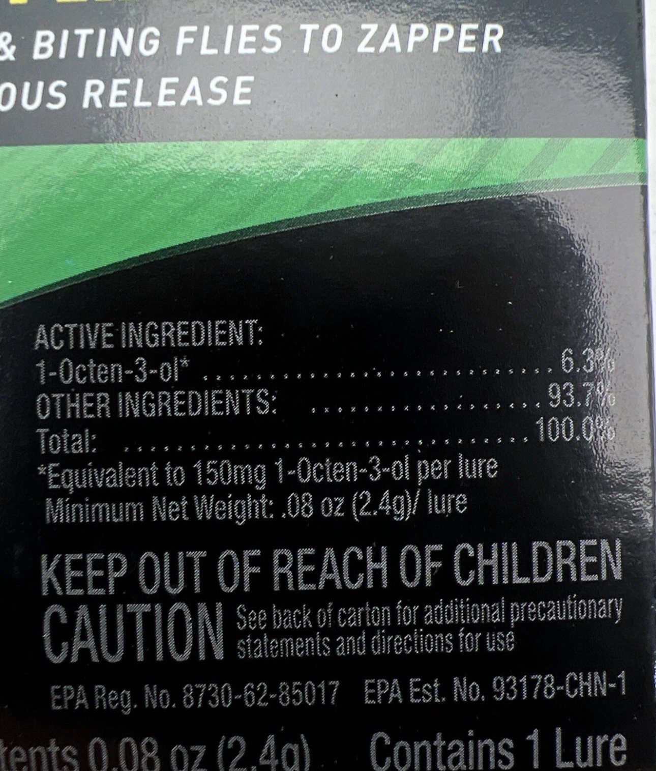 🔥Black Flag Mosquito Octenol Lures BZ-OCT1 Fits Most Zapper Brands NEW