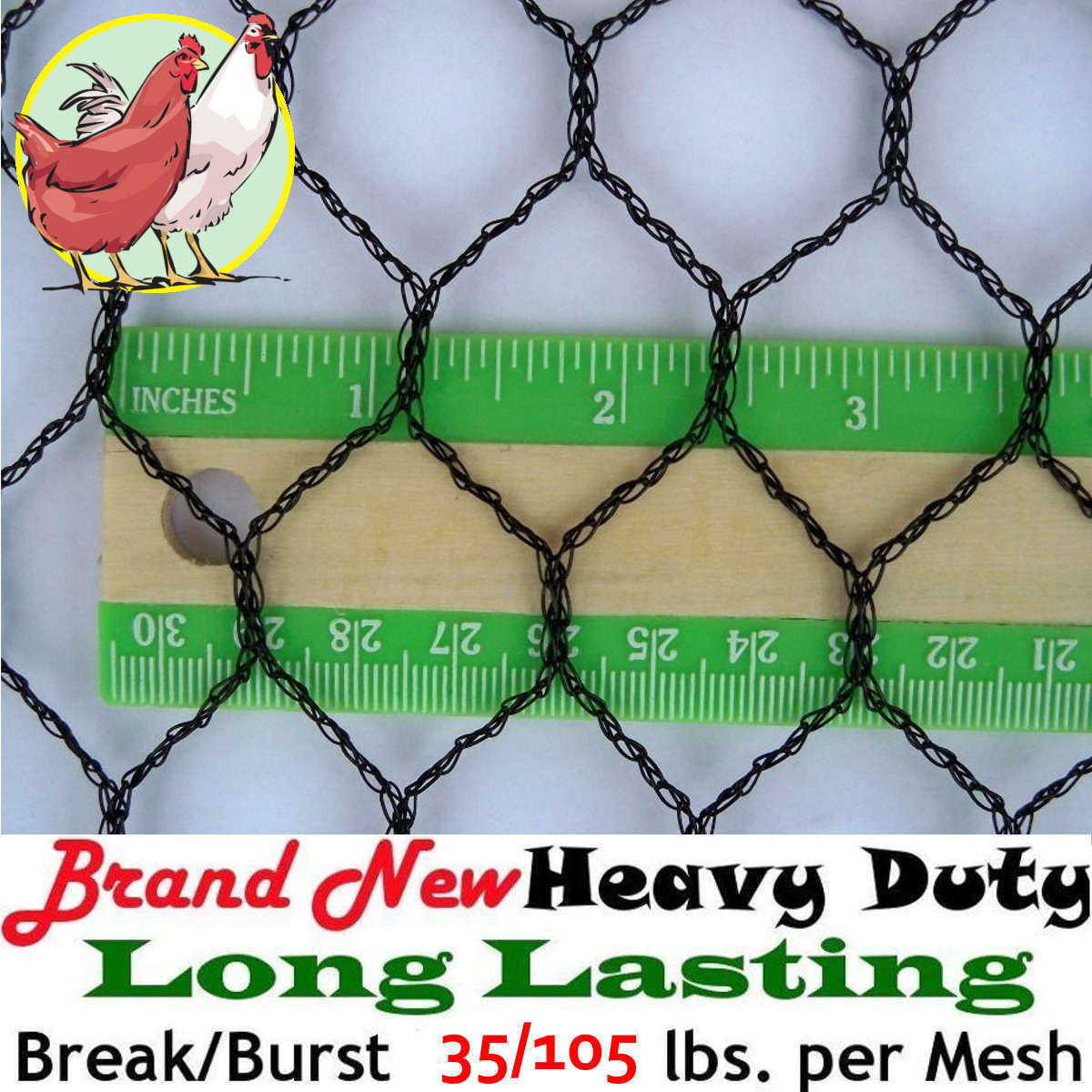 Netting Poultry Anti Bird Aviary Fruit Garden Protection Nets Long Lasting!
