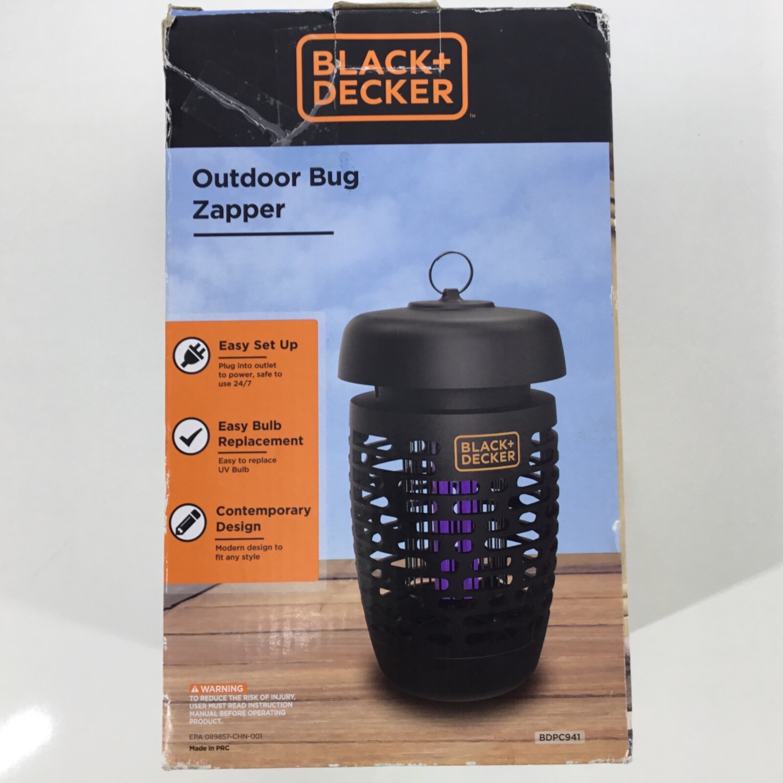 BLACK+DECKER Bug Zapper & Mosquito Repellent Fly Trap Pest Control All Insects