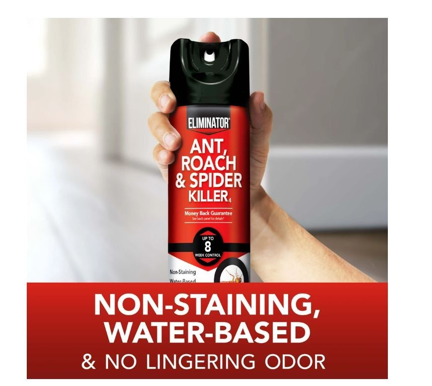 Eliminator Ant, Roach & Spider Killer4, Aerosol Spray, 2/ 17.5 Ounce
