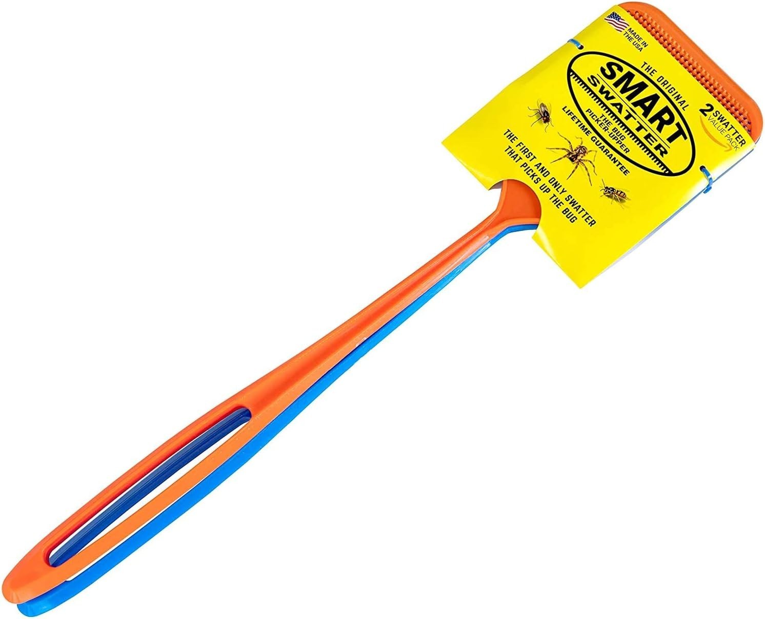 Fly Swatter Bug Killer Pest Control Insect Swatter 2 Pack Assorted Colors