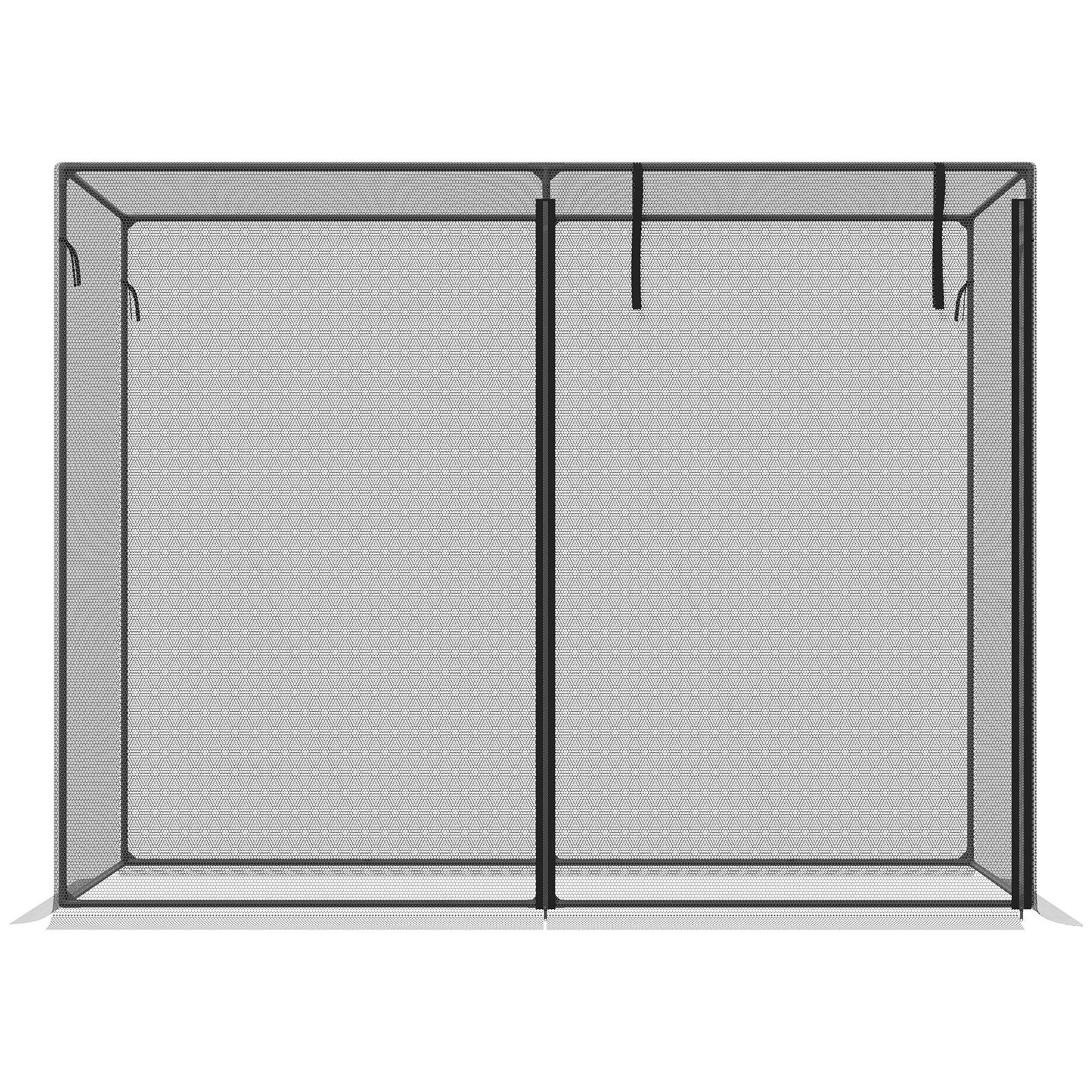 6 x 3ft Crop Cage Black