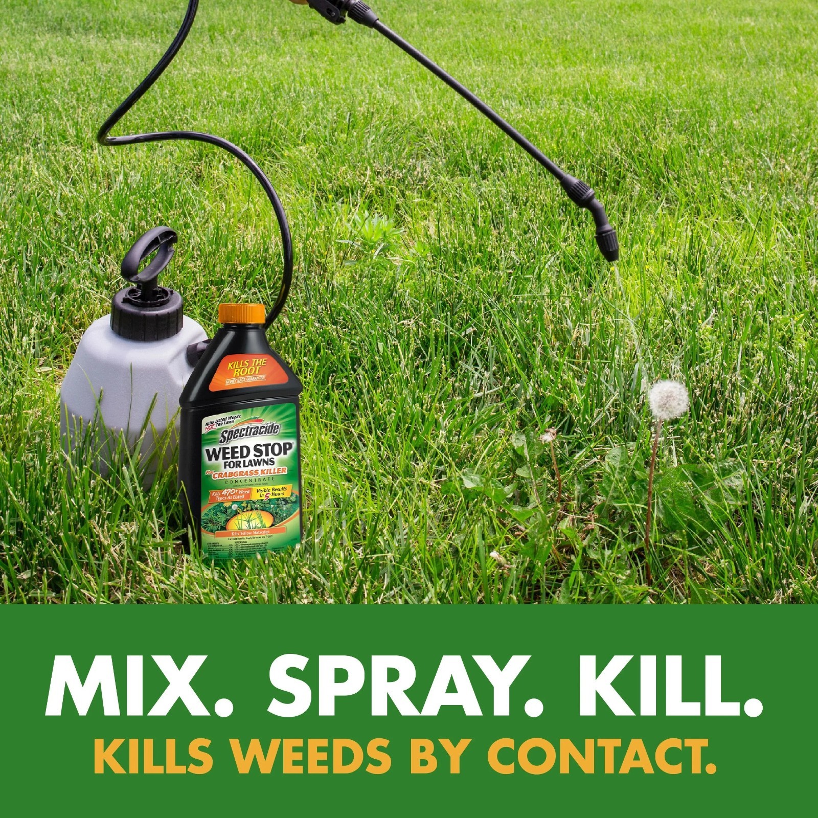 Spectracide Weed Stop for Lawns Plus Crabgrass Killer Concentrate 32 Ounces
