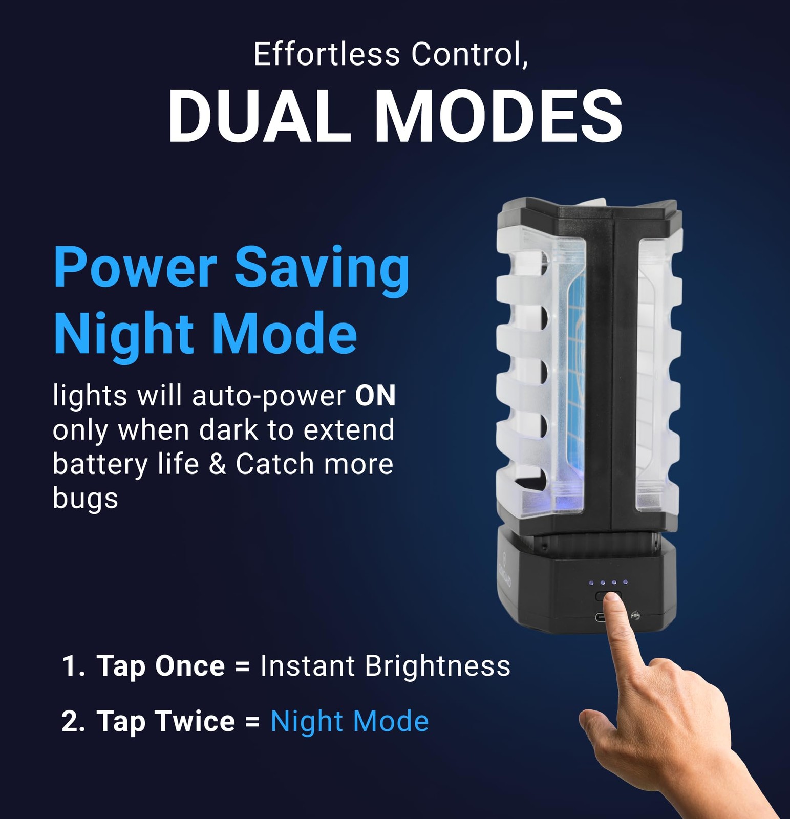 GlowGuard-X Rechargeable Indoor Fly Trap & Gnat Killer, Multi-Purpose Mosquit…