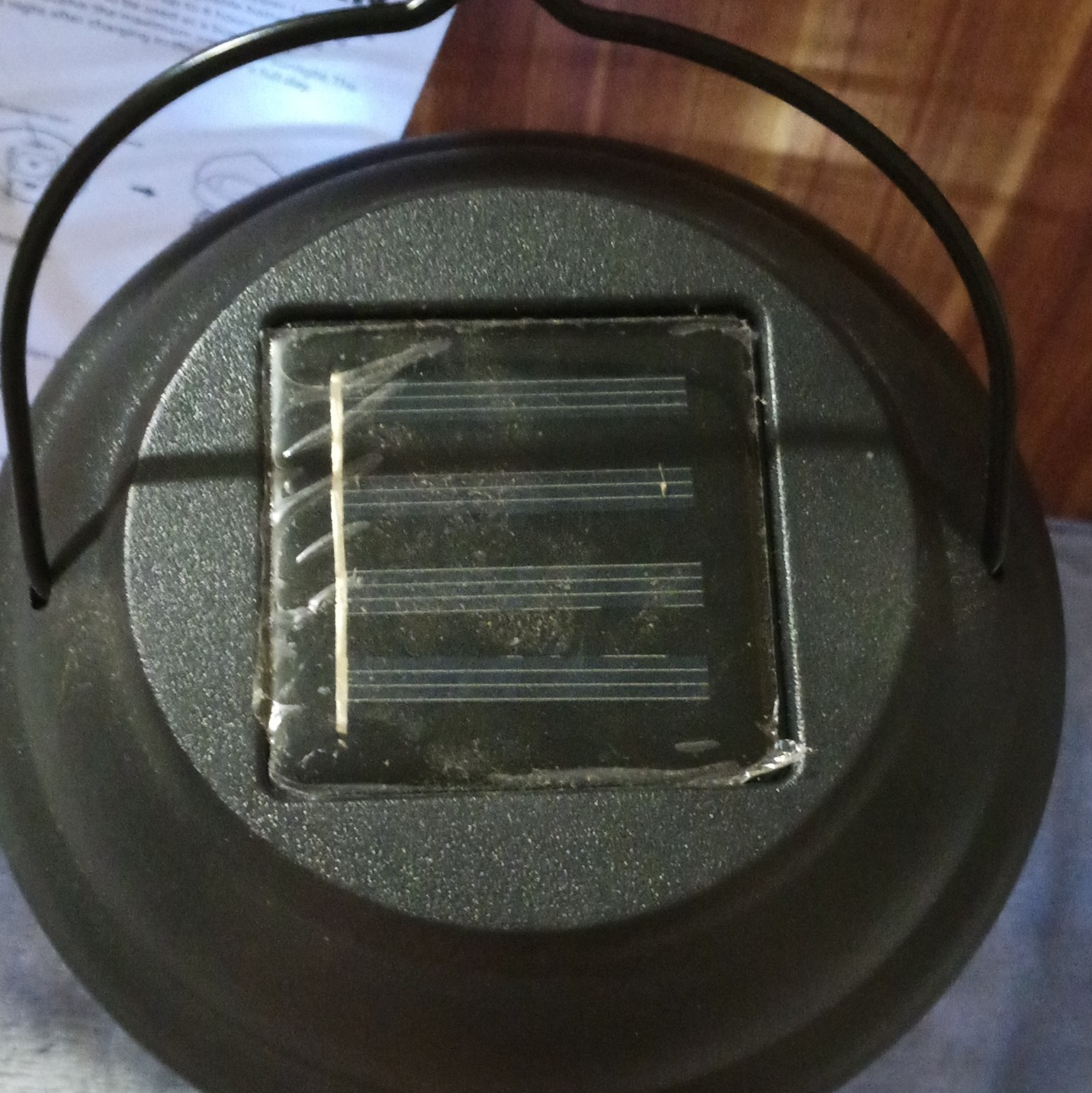 Solar Powered Bug Zapper Outdoor / indoor Lantern Mosquito Killer w/ Stake Light