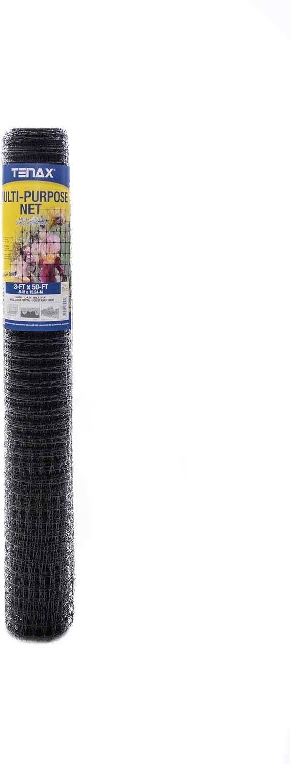 Multi-Purpose Net – Black Plastic Netting, Versatile Garden Fence – 3′ x 50′ …