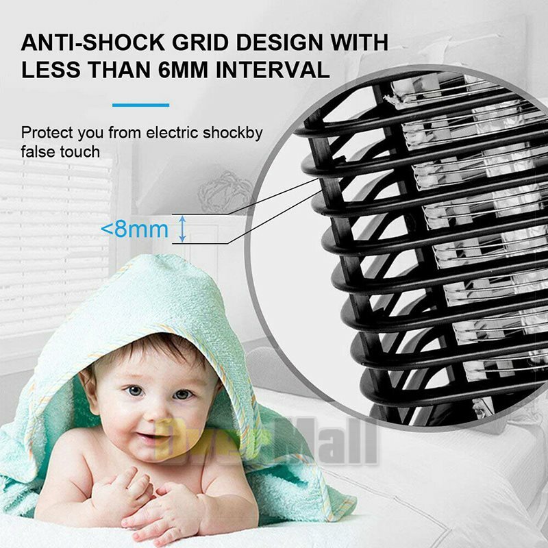 Zapper Electric Insect Fly Pest Bug Gnat & Mosquito Killer Indoor&Outdoor US