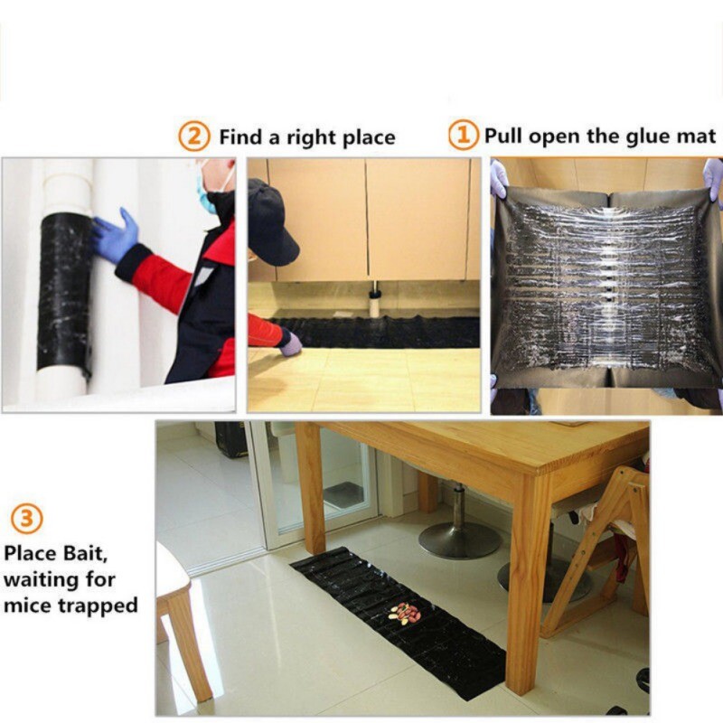 20pcs 47″x11” Catcher Rat Glue Rodent Board Mice Indoor Super Sticky Mouse Trap