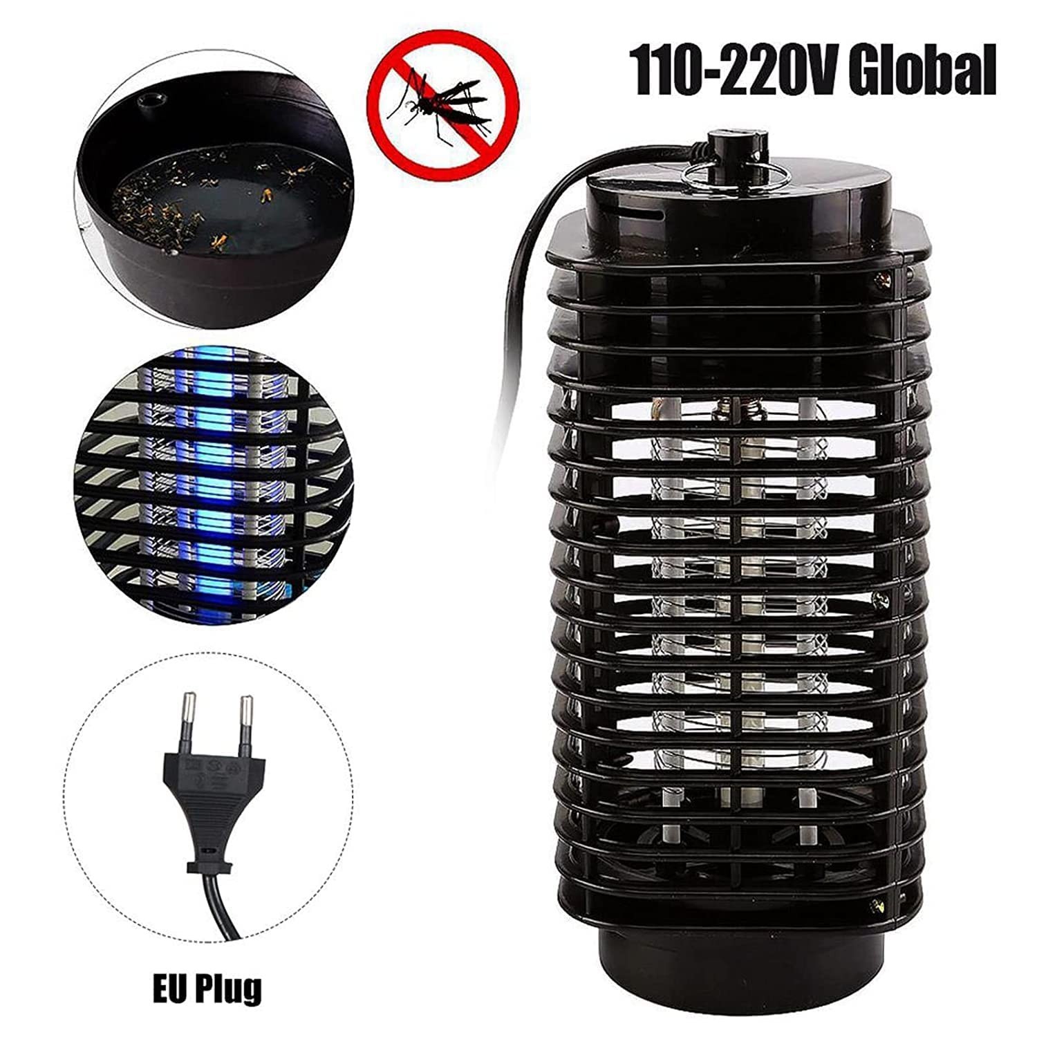 Mosquito Killer Machine for Home – Electric Mosquito Lamp ,Dark Black