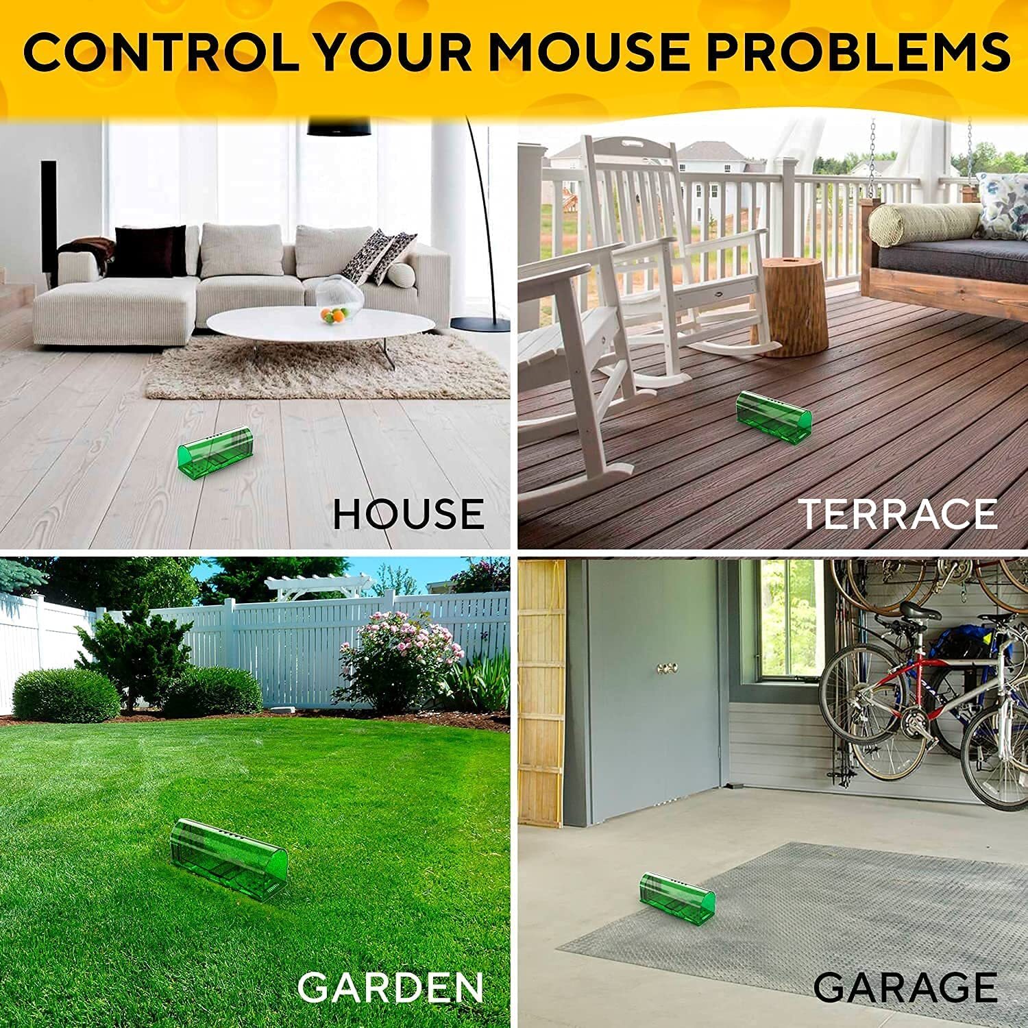 Humane Mouse Traps – 2 Pack – Live Catch and Release – #1 Best Selling Mousetrap