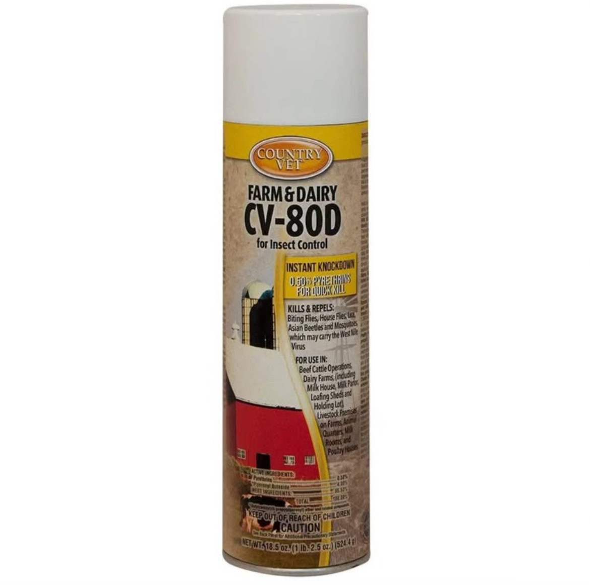 CV-80D Farm & Dairy Insect Spray ( 18.5 oz. ) Country Vet CV – 80D Insect Spray