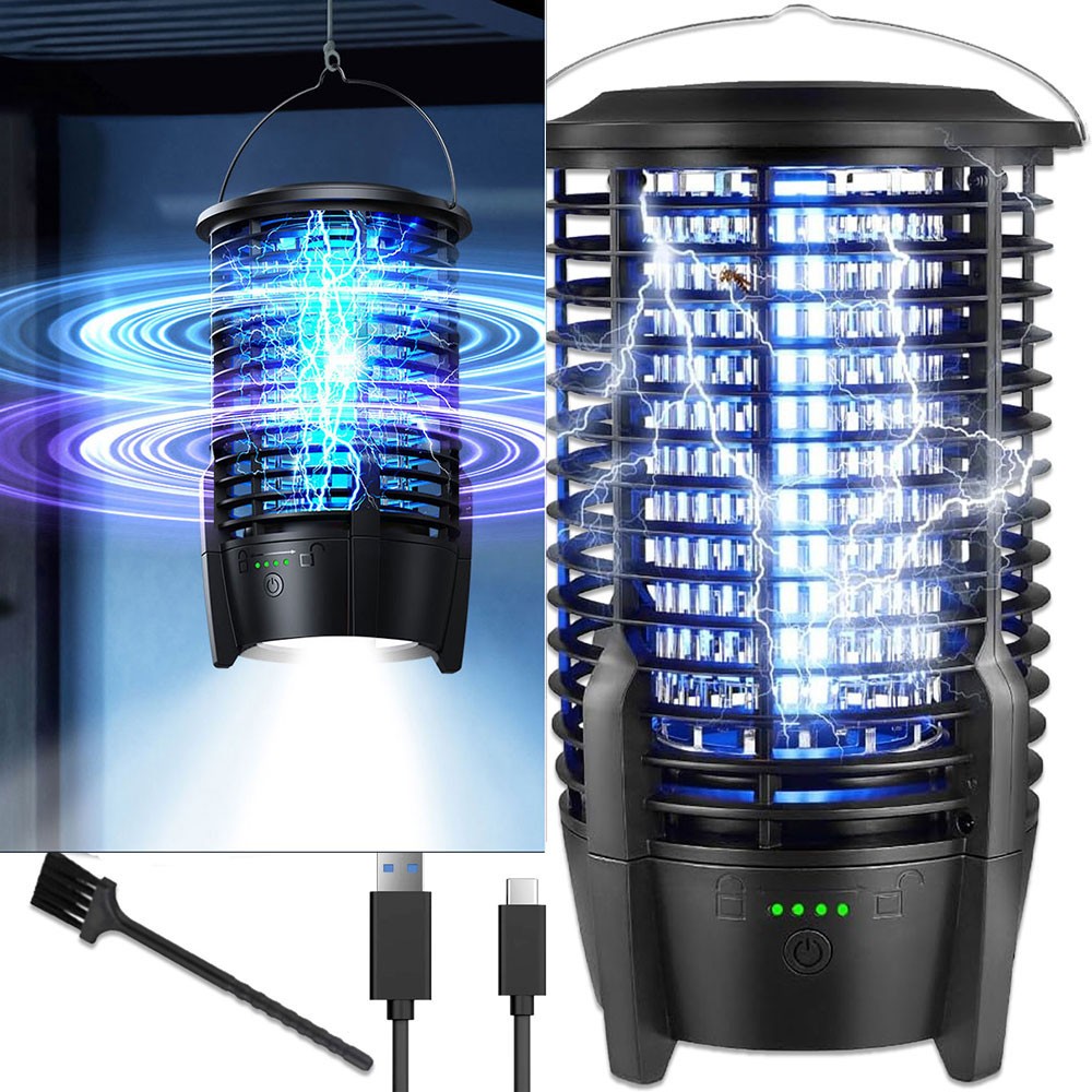 1PCS UV Light Trap Mosquito Killer Lamp Electric Zapper Bug Fly Insect USB C