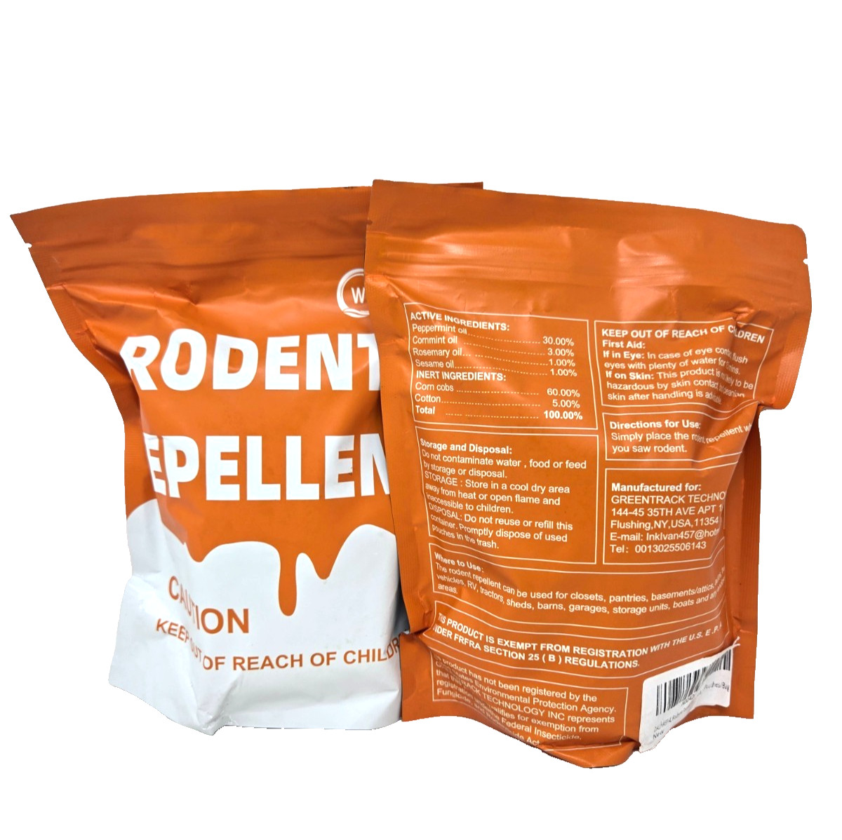 WHEMOALUS Rodent Pouches, 12ct, (2 Pack Set), 24 Total Pouches