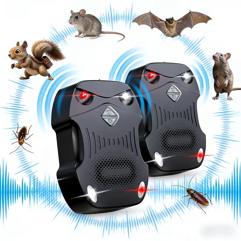2PCS Ultrasonic Mouse Repeller Car Vehicle Rat Rodent Repellent Animal Deterrent