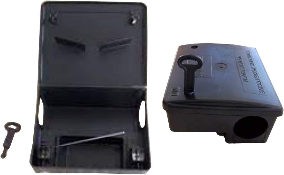 Itrap Mice & Rat Bait Stations, Indoor/Outdoor, Child & Pet-Safe Locking Box, Mo