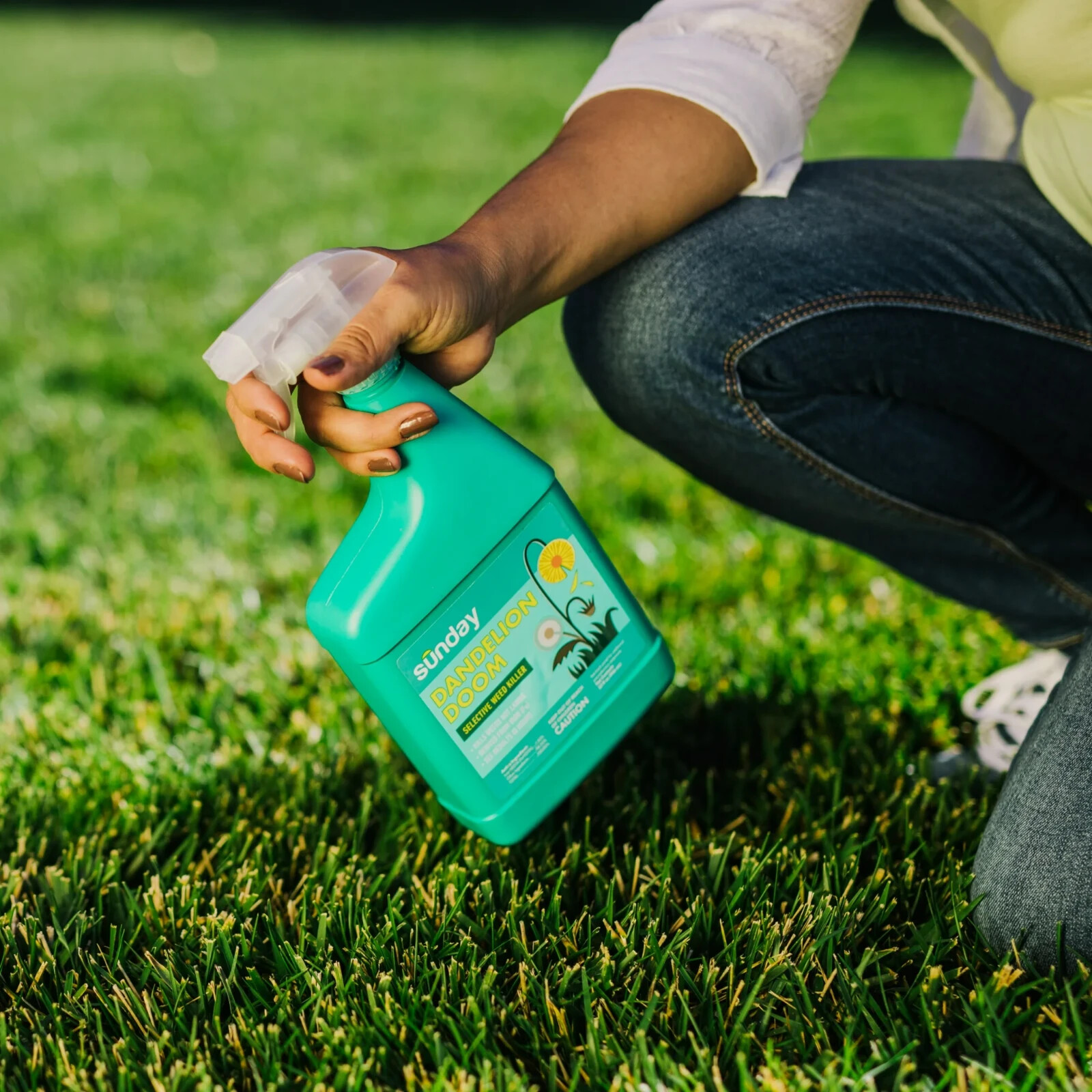 SUNDAY Dandelion Doom Herbicide Spot Treatment – Kills Weed Not Lawns! – NEW!