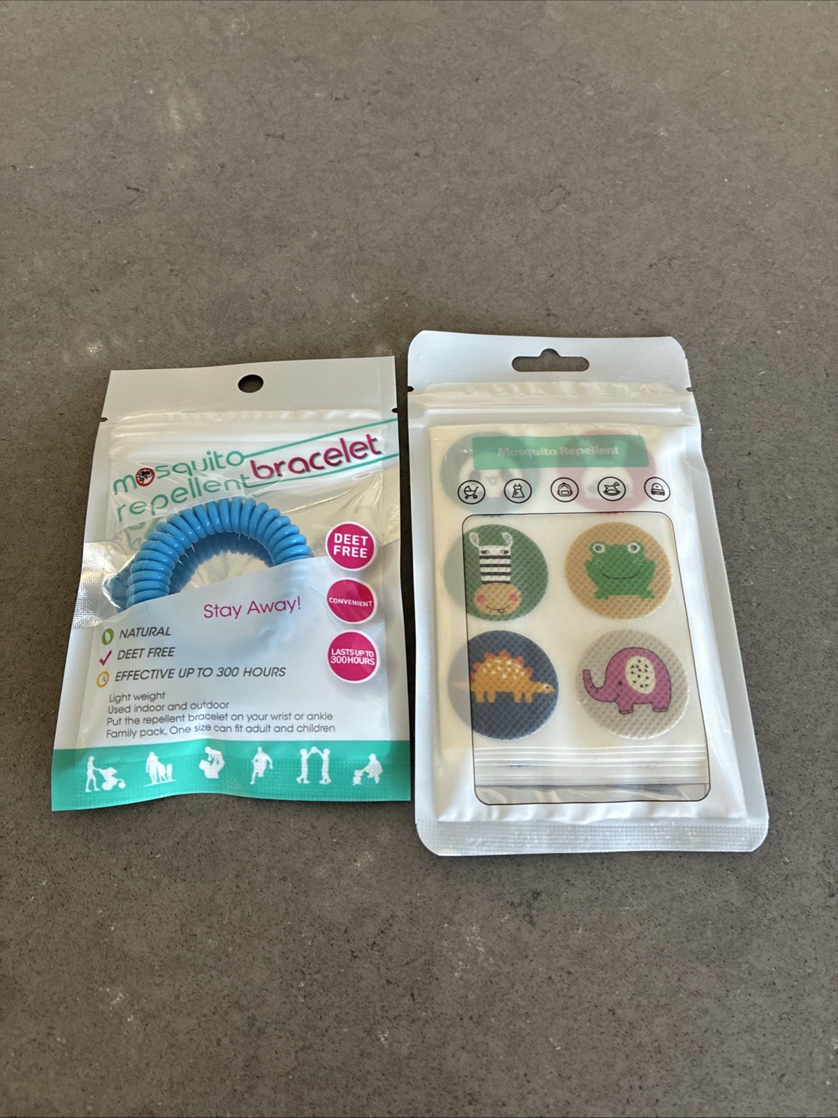Citronella Insect Repellent Bracelet W/ 60 Stickers | Sealed W/ Fast Ship!