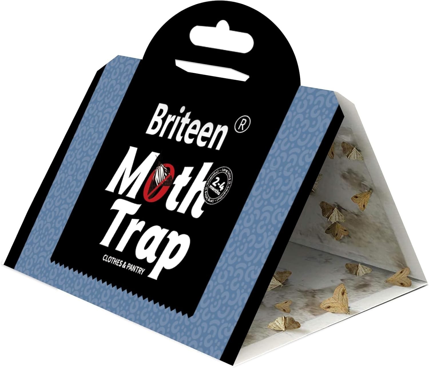**10 Pack Pantry Moth Traps Glue Traps Pheromone Food Clothing Closet Carpet**