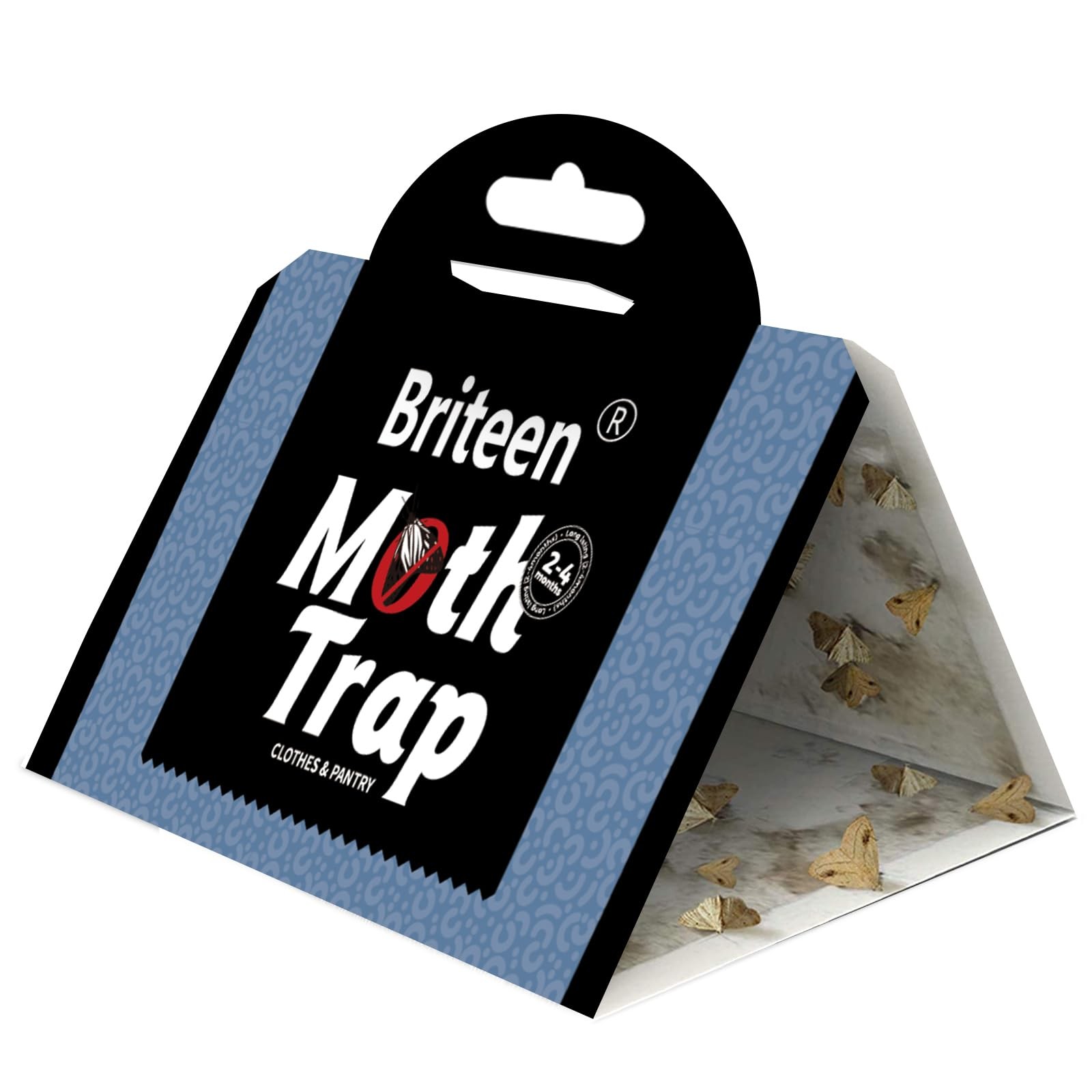 10 Pack Pantry Moth Traps Safe Effective Food Clothing Pheromones Wool Closet