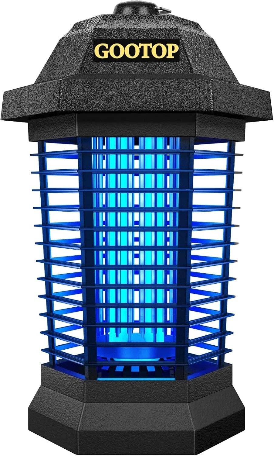 Black Vintage Bug Zapper – Versatile Indoor/Outdoor Electric Insect Exterminator