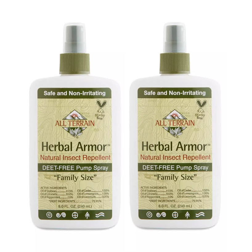 All Terrain Herbal Armor Natural Insect Repellent 8 oz (Pack of 2)