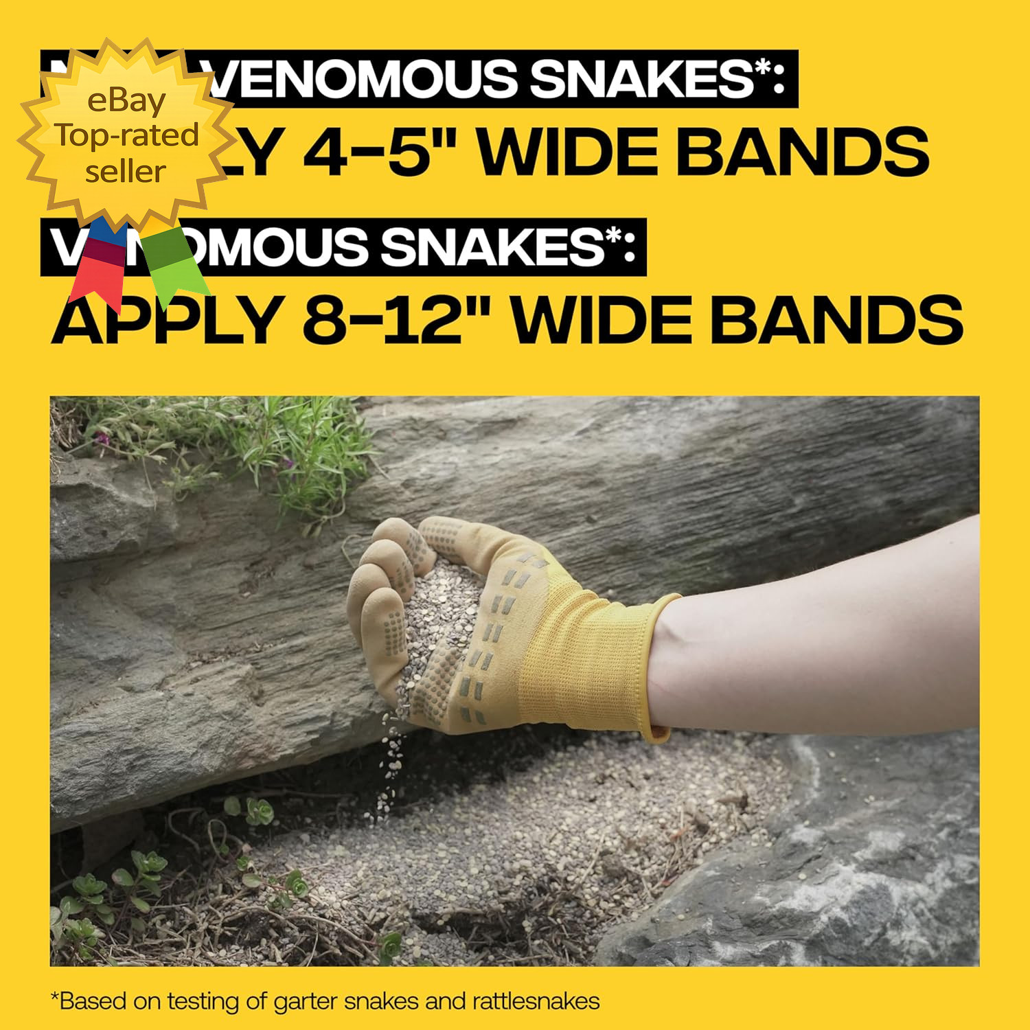 Outdoor Snake Repellent Granules 10 Lb Yard Pest Control Covers Up to 125 Acres