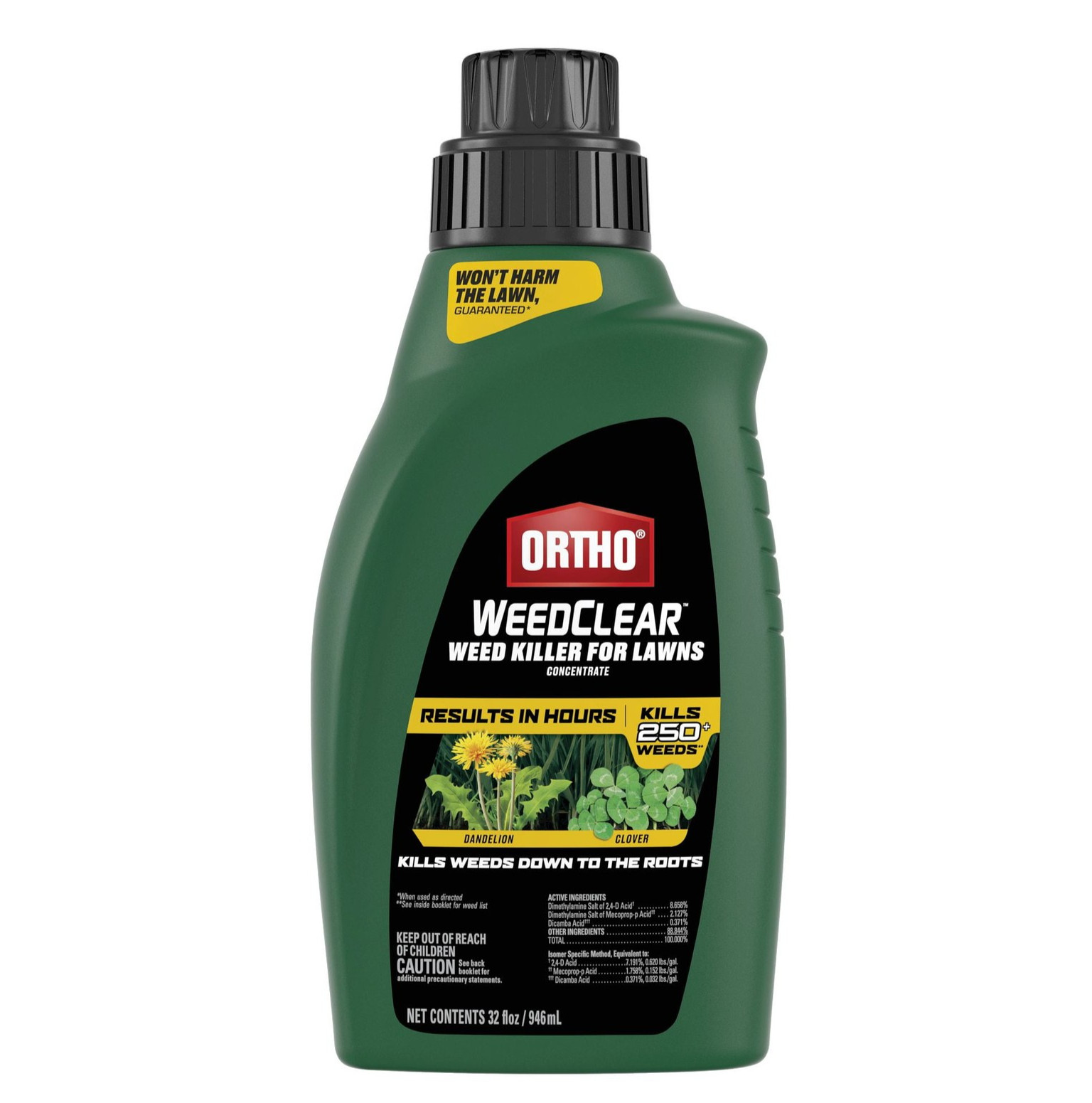 Ortho WeedClear Weed Killer for Lawns Concentrate 32 fl oz Dandelion Control