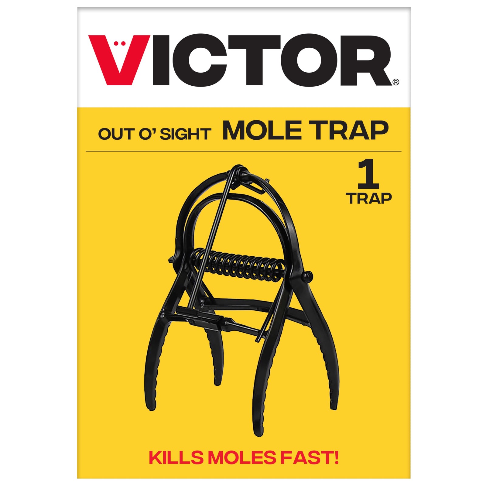 Victor Out O’Sight Mole Trap – Control Device for Lawns, Gardens, Black