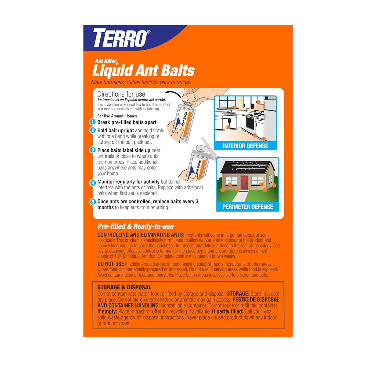 TERRO T300B Liquid Ant Killer Bait Stations 12-Pack – Indoor Ant Traps