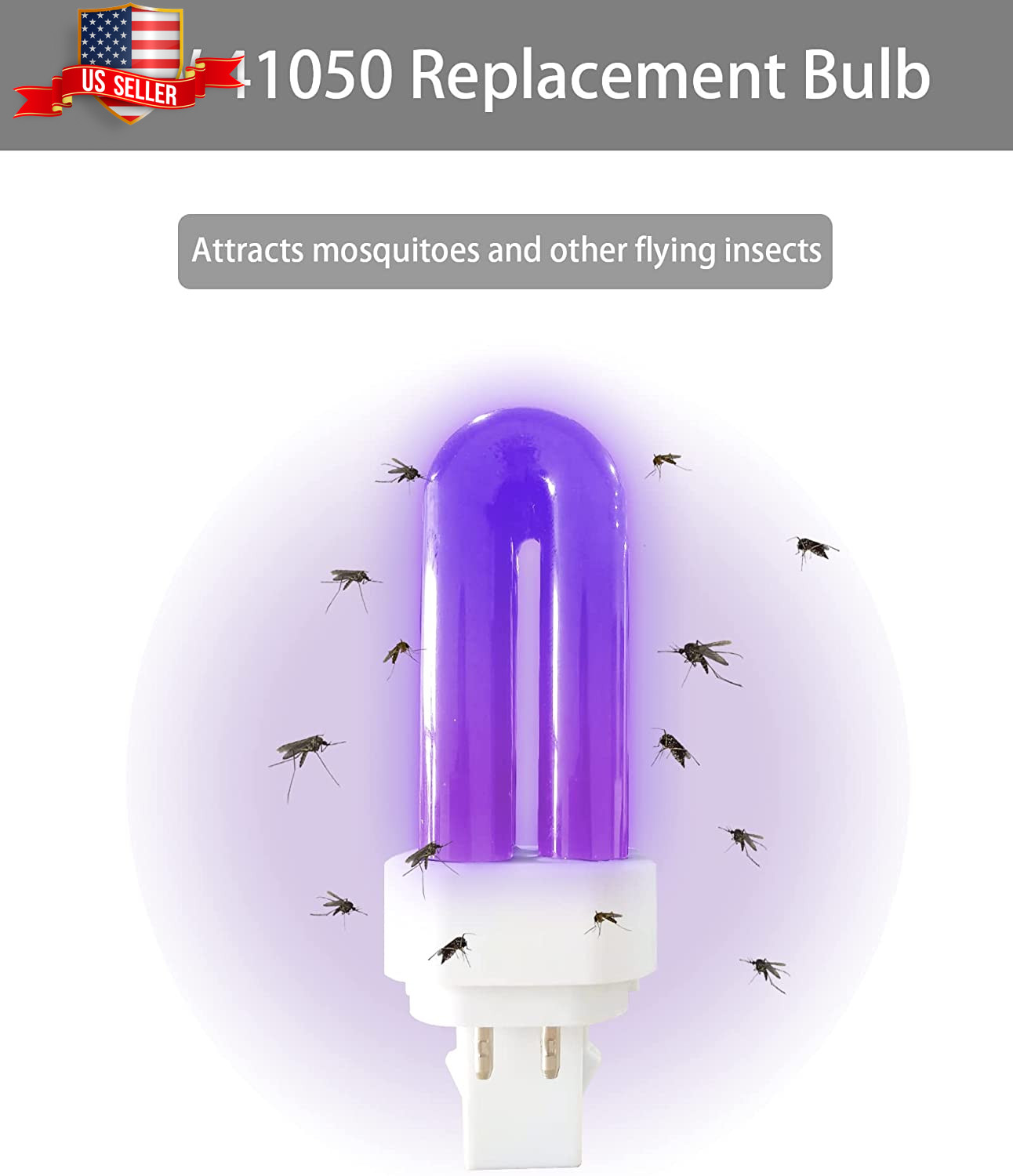 4pcs Bug Zapper Replacement UV Bulbs 41050 Compatible With Dynatrap DT1050 more