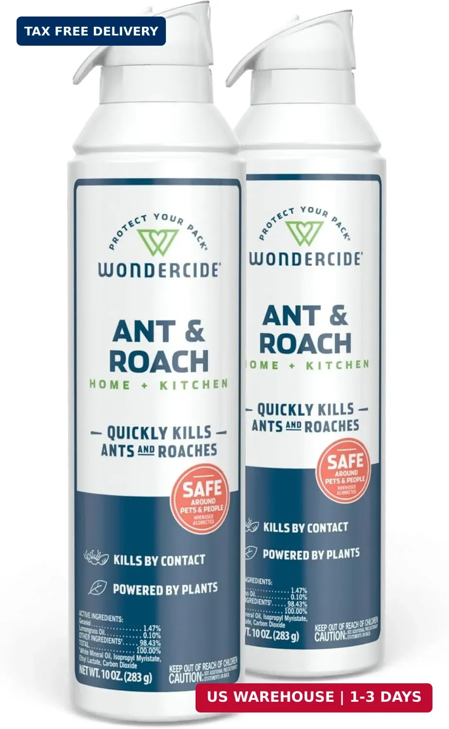 Wondercide – Ant & Roach Aerosol Spray for Kitchen, Home, and Indoor Areas – Ant
