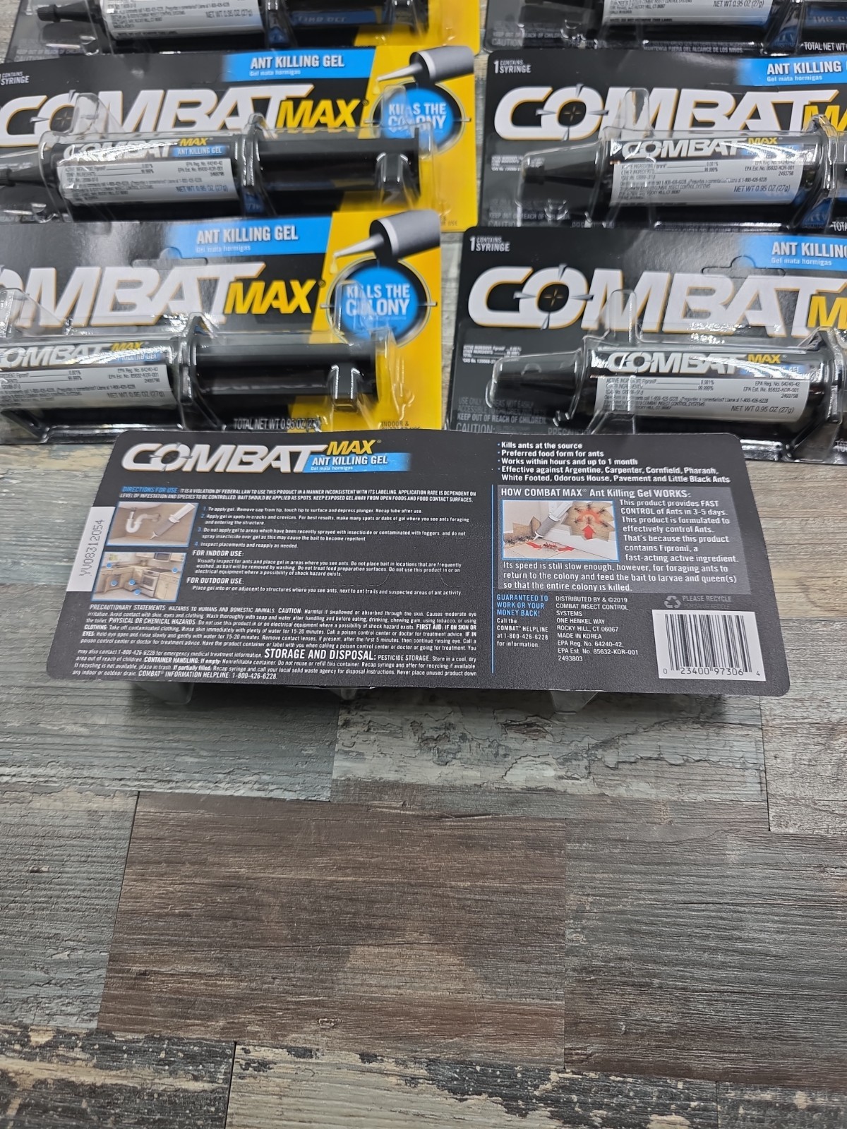 COMBAT MAX Ant Killing Gel – Kills The Colony (lot of 7)