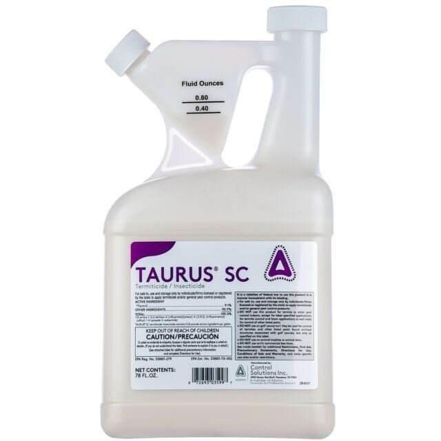 Taurus SC Insecticide (Ant & Termite Control) – 78 Oz. (Generic Termidor SC)